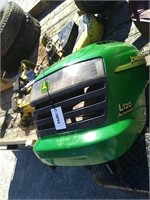 John Deere mower hood