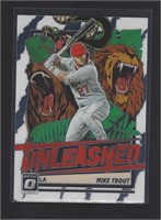 MIKE TROUT 2021 OPTIC UNLEASHED INSERT #1
