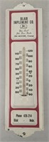 John Deere Thermometer, Blair, NE, 4 legged Deer