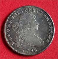 1795 Draped Bust Silver Dollar Coin