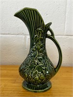 Vintage McCoy Ewer Pitcher Vase with Grape Vine