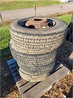 Firestone Rims & Tires 9.50 R16.5LT (4)