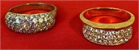 375 - LOT OF 4 COSTUME JEWELRY RINGS (S22)