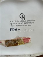 L - A CYRUS NOBLE ORIGINAL 1978 WALRUS DECANTER 6"