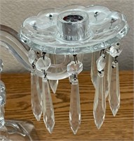 L - BEAUTIFUL CRYSTAL CANDLE HOLDERS ( C18)