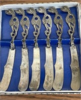 L - HALY STERLING SILVER KNIVES (C46)
