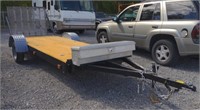 (CP) 13' x 52.5" Utility Trailer. With Attached