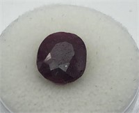 Oval Cut and Faceted Madagascar Ruby Gem Stone