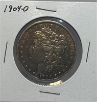 S - 1904-O SILVER MORGAN DOLLAR (D4)