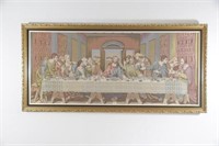 Last Supper LARGE Framed Tapestry in Ornate Frame