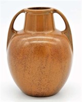 Fulper Copper Dust Two Handle Vase.