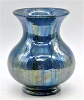 Fulper Blue Mirror Glaze Vase.