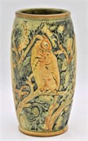 Weller Knifewood Owl and Moon Vase.