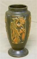 Roseville Rosecraft Dandelion Panel Vase.