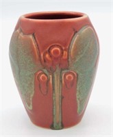 Sallie Coyne Rookwood Carved Matte Vase.