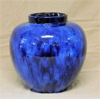 Large Fulper Blue Wistaria Flambe Vase.