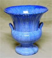 Fulper Urn Form Ribbed Vase.