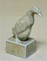 After Arthur Conant Rookwood Duck Paperweight.