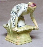 Weller Pottery Muskota Washer Woman Figural.