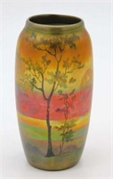 Weller Pottery LaSa Scenic Landscape Vase.