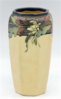 Weller Hudson White and Decorated Vase.