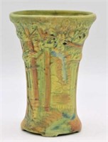 Weller Forest Corseted Vase.