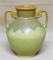 Roseville Pottery Carnelian I Drip Vase.