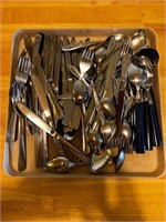 Large lot of flatware cutlery