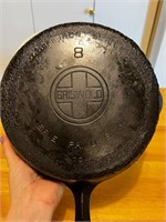 8 inch Griswold skillet cast iron