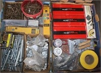 Misc Boxes Nuts/Bolts, Hardware (various types/kinds)