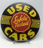 Cast Iron Used Car Sign 9.5”