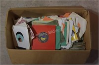 Large Selection of 45's Vinyl Albums - Approx 100