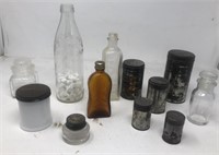 Collectable Pharmacy Bottles and Other Bottles