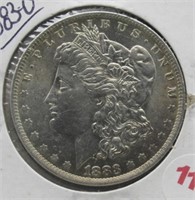 1883-O Morgan Silver Dollar.