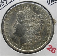 1889-S Morgan Silver Dollar. UNC.