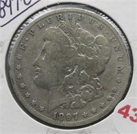 1897-O Morgan Silver Dollar.