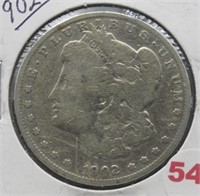 1902-O Morgan Silver Dollar.