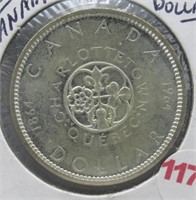 1964 Canadian Silver Dollar.
