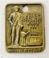 Allis Chalmers Blood Donor Club Keychain