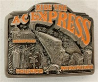 Ride the AC Express Belt Buckle