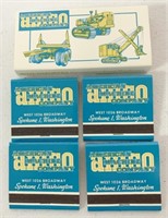 4 American Machine Company Matchbooks