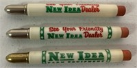 3 pcs New Idea Bullet Pencils
