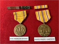 US WWII MEDALS AND RIBBONS