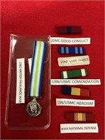US WWII AREA RIBBONS