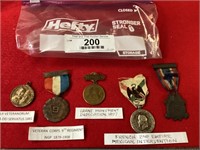 5 MEDALS PRE- WWI