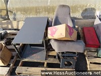 AIR RIDE SEAT AND TRUCK CABINET