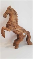 HORSE WOOD CARVING