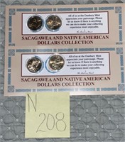 403 - LOT OF 4 SACAGAWEA DOLLARS (N208)