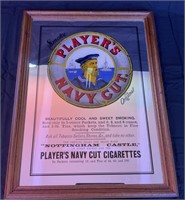 Players Navy Cut Cigarettes mirror 24“ x 18“