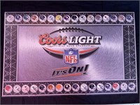 Coors Light official beer sponsor of the NFL tin